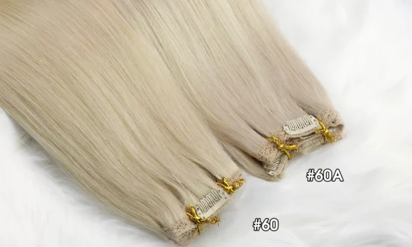 Clip in Hair Extensions Double Weft Remy Hair - Image 25