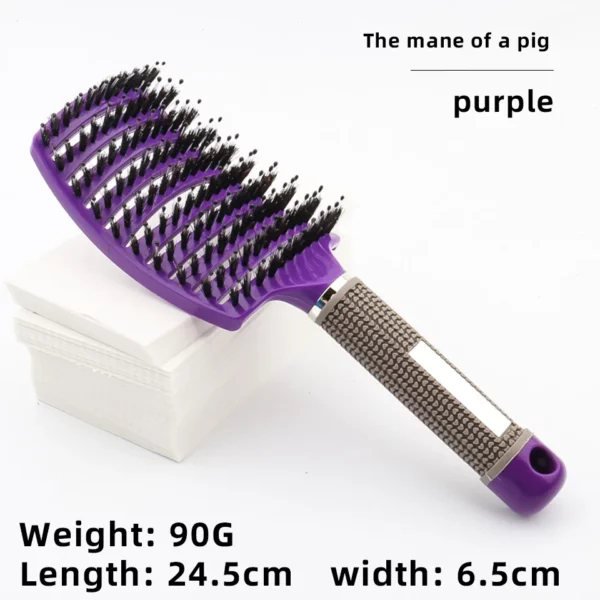 Bristle Nylon Hairbrush - Image 15