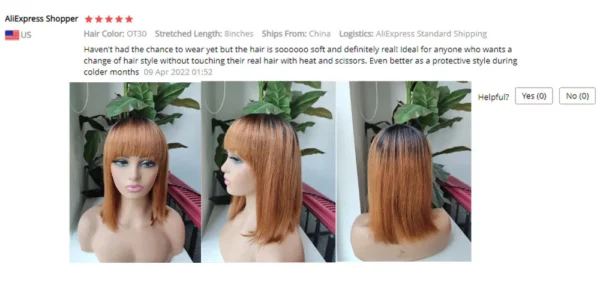 Brazilian Bob Wigs - Image 15