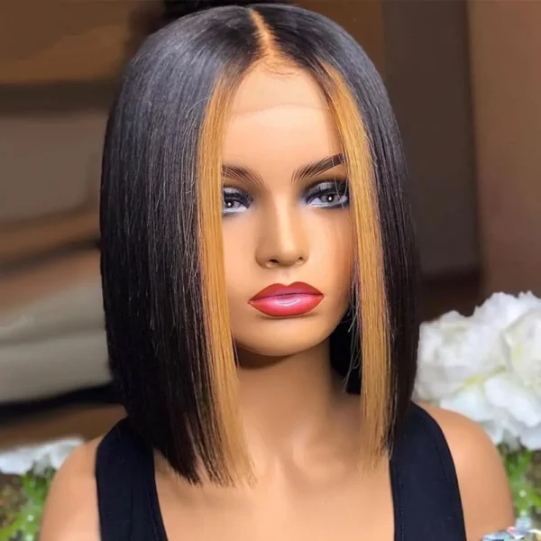 Brazilian Bob Lace Frontal Wig - Image 32