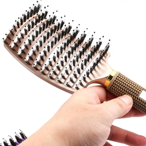 Bristle Nylon Hairbrush - Image 5