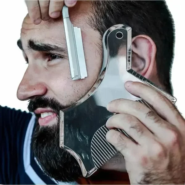 Stencil Beard Shaper Comb - Image 2