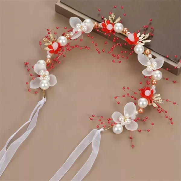 Children's Headwear Elegant Flower Wreath Fairy Crown Tiara - Image 14