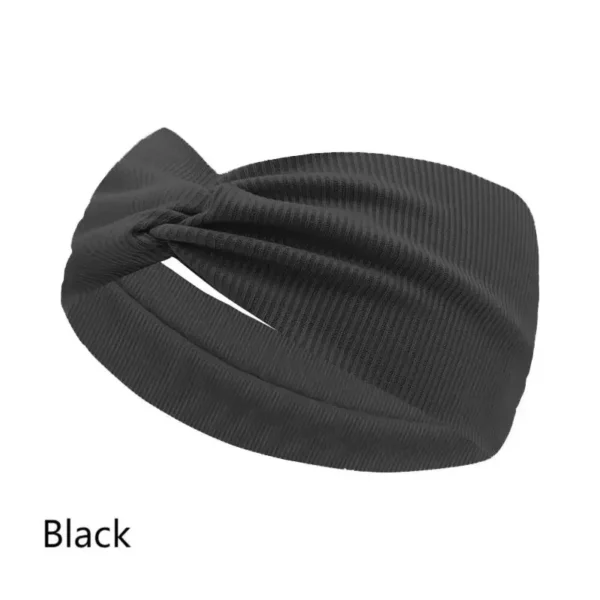 Silky Threaded Fabric Twist Headband for Women's Turban Hair Wrap for Girls - Image 11