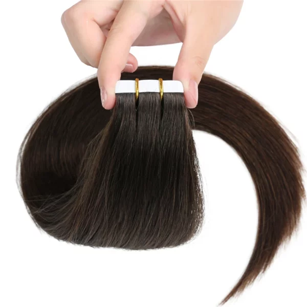 Tape In Hair Extensions Straight Remy 100% - Image 7