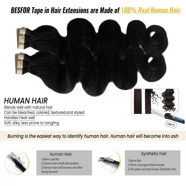 Tape In Body Wavy Wave Extensions - Image 3