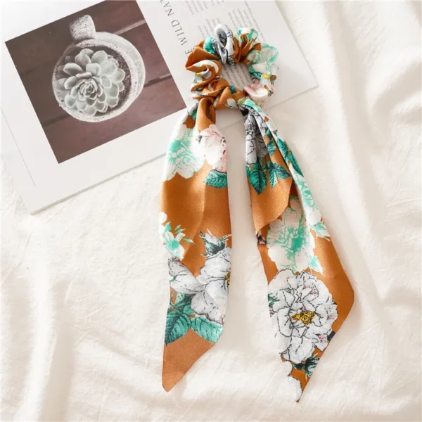 Summer Vintage Print Flower Beach Bandana Hair Scarf - Image 22