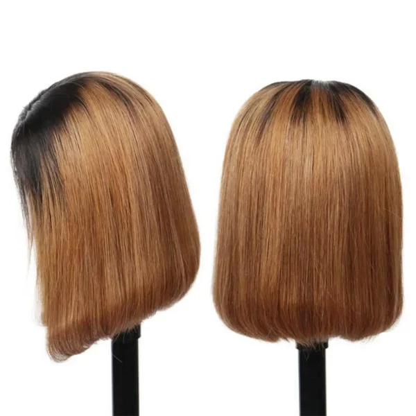 Honey Blonde Straight Bob Wig - Image 4