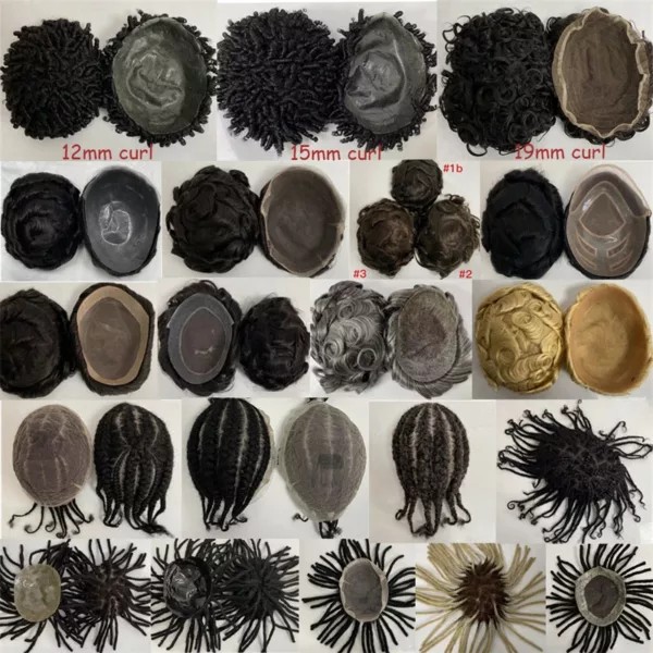 Root Afro Skin Toupee - Image 9