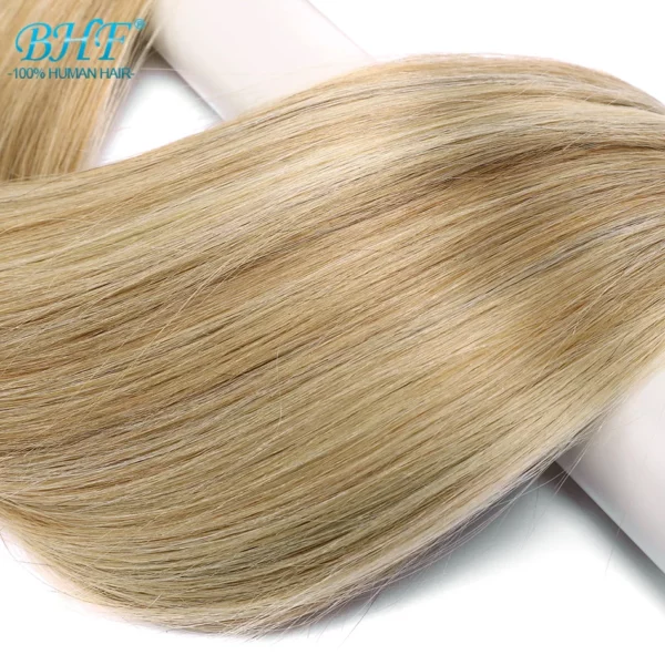 Russian Human Hair Bundles Weft 100% Remy Weaves Straight - Image 27