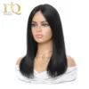 Short Bob Lace Front Brazilian T Part Bone Straight  Wig - Image 11