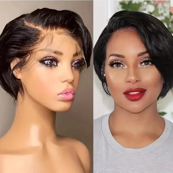 Brazilian Pixie Cut Bob Wigs