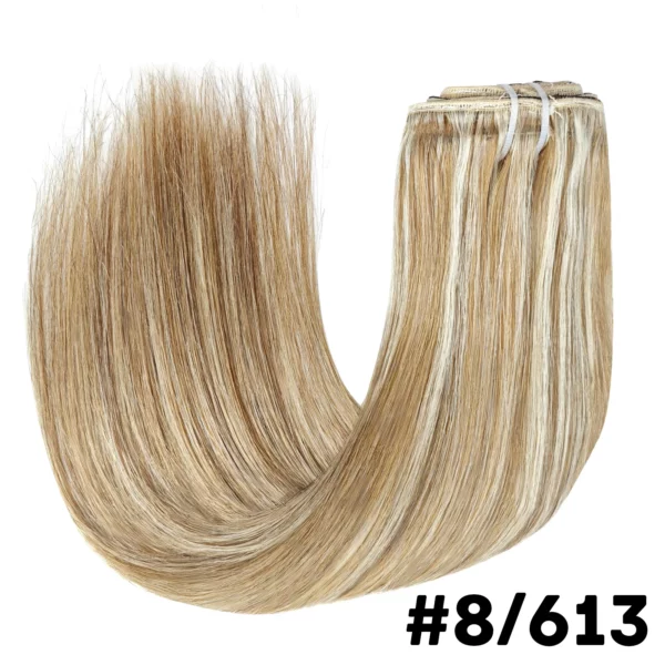 Clip In Hair Extensions Highlight Blonde - Image 7