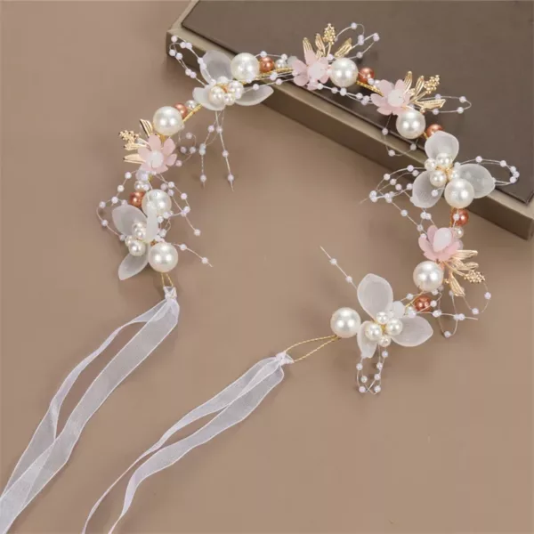 Children's Headwear Elegant Flower Wreath Fairy Crown Tiara - Image 27