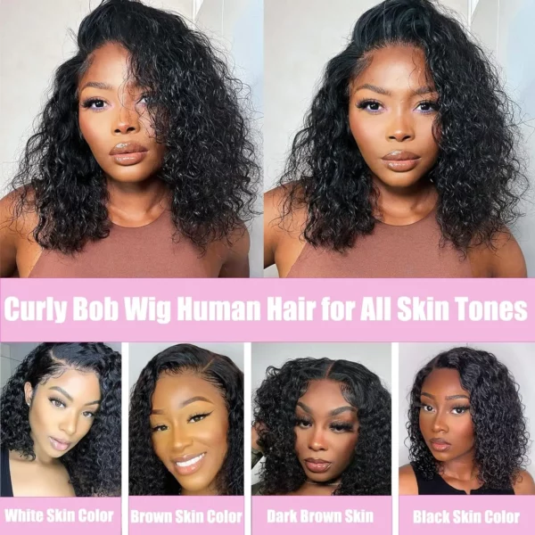 Brazilian Deep Wave Bob Wig - Image 4