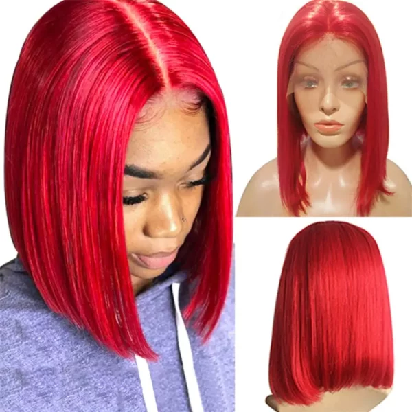 Brazilian Bob Lace Frontal Wig - Image 8