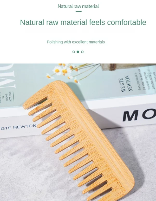 Wide Tooth Comb Hair Brushes - Image 9