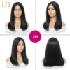Short Bob Lace Front Brazilian T Part Bone Straight  Wig - Image 5