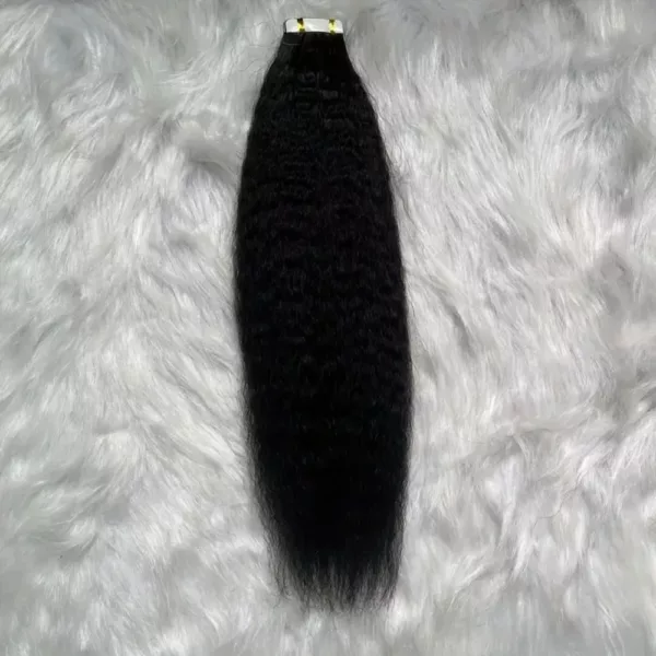 Tape In Hair Extensions Kinky Hair - Image 10