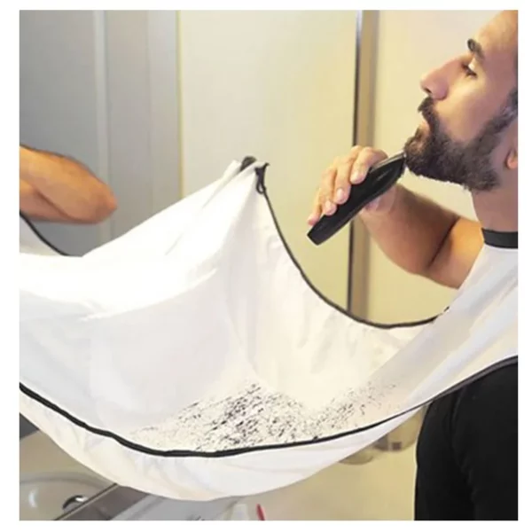 Bathroom Man Beard Shaving Cape Bib Apron Face Care Hairdresser Cloth - Image 5