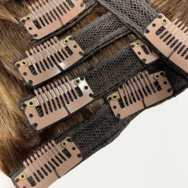 Clip In Hair Extensions Brazilian Remy Straight Hair - Image 16
