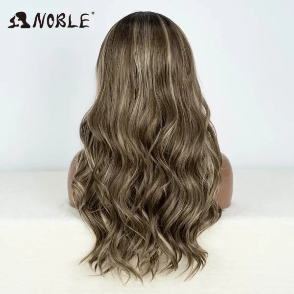 Synthetic Ombre Blonde Lace Wig - Image 19