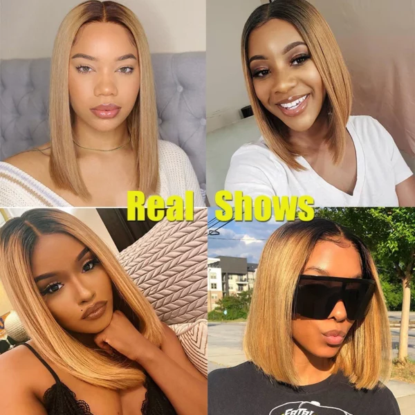 Short Ombre Lace Wigs - Image 18