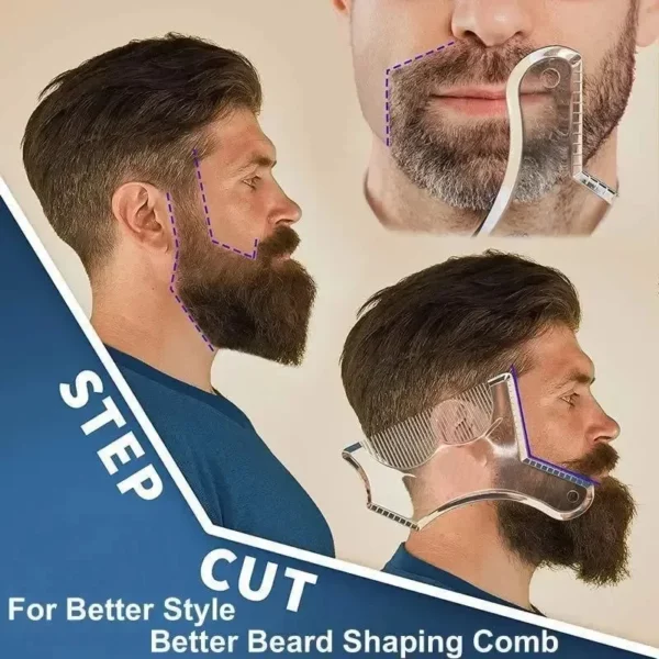 Stencil Beard Shaper Comb - Image 5