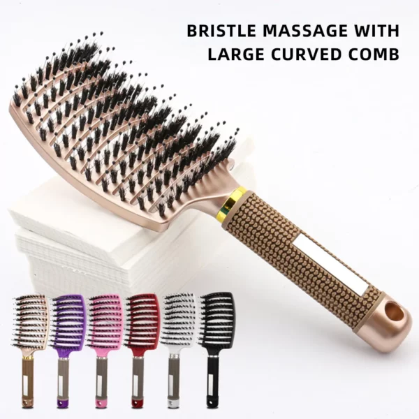 Bristle Nylon Hairbrush