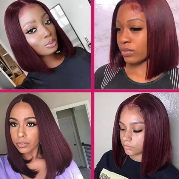 Brazilian Bob Lace Frontal Wig - Image 26