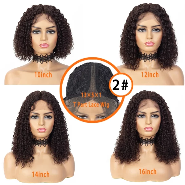 Brazilian Remy Deep Wave Curly Bob Wig - Image 8