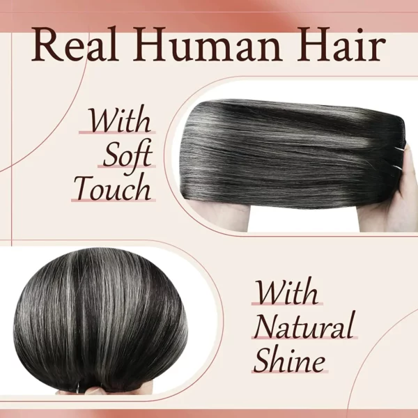 Clip In Hair Extensions Double Weft Straight - Image 2