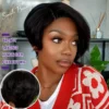 Brazilian Pixie Cut Bob Wigs - Image 2