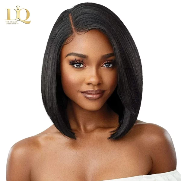 Remy Brazilian Straight Bob Wigs T Part Lace Frontal - Image 2