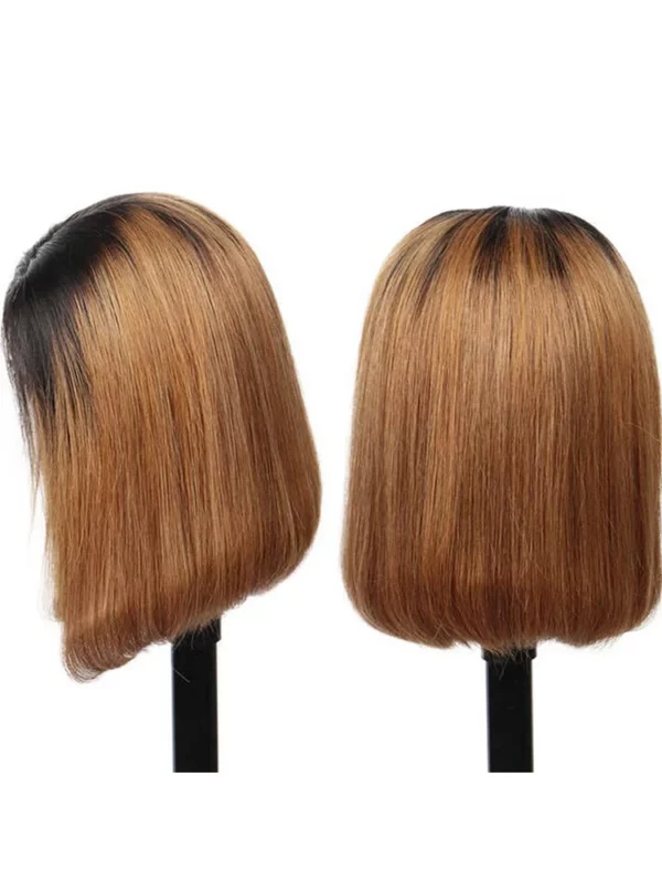 Honey Blonde Straight Bob Wig - Image 8