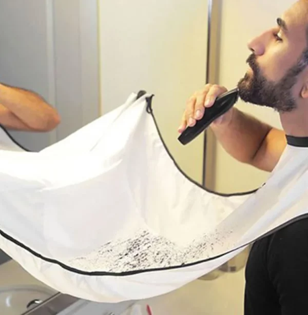 Bathroom Man Beard Shaving Cape Bib Apron Face Care Hairdresser Cloth - Image 7