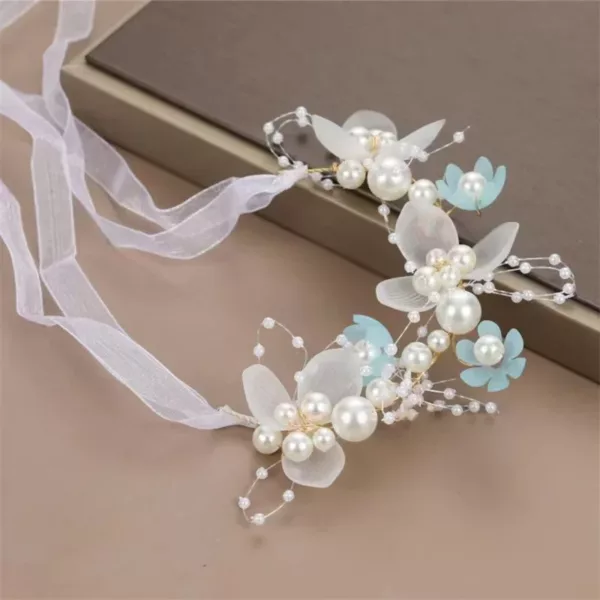 Children's Headwear Elegant Flower Wreath Fairy Crown Tiara - Image 7