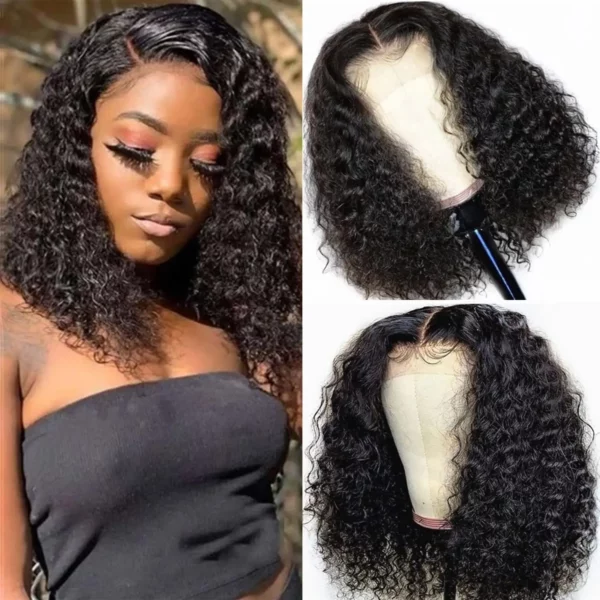 Brazilian Curly Bob Lace Front Wig