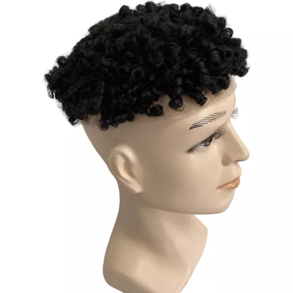 Curl Toupee for Black Men - Image 7