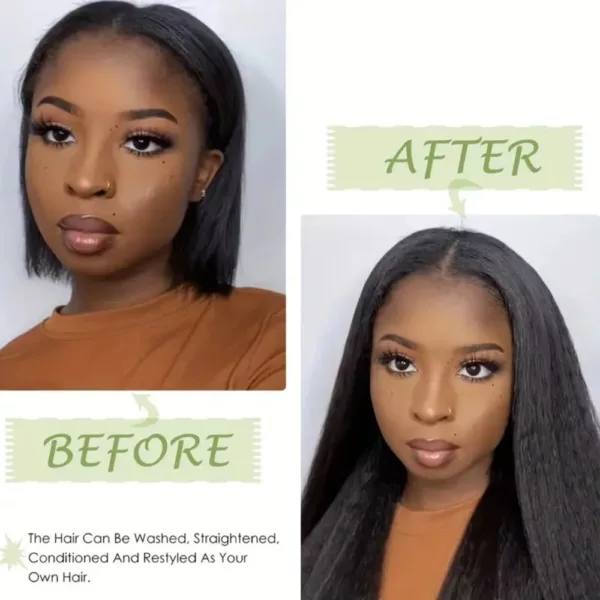 Tape In Hair Extensions Kinky Hair - Image 5