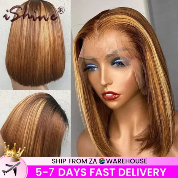 Brazilian Bob Lace Frontal Wigs