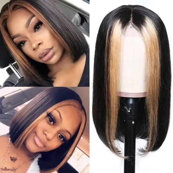 Brazilian Bob Lace Frontal Wig - Image 30