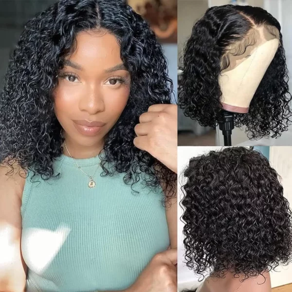 Glueless Human Hair Bob Wigs - Image 2