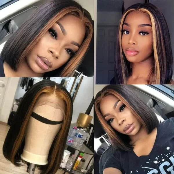 Brazilian Bob Lace Frontal Wig - Image 31