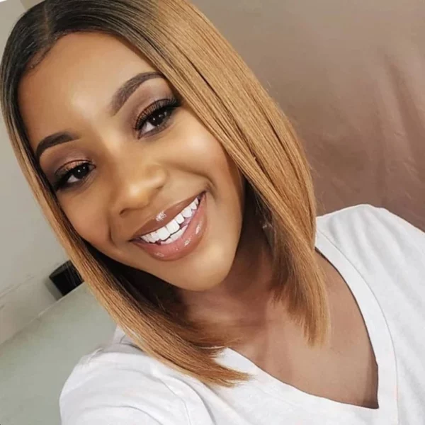 Brazilian Bob Lace Frontal Wig - Image 10