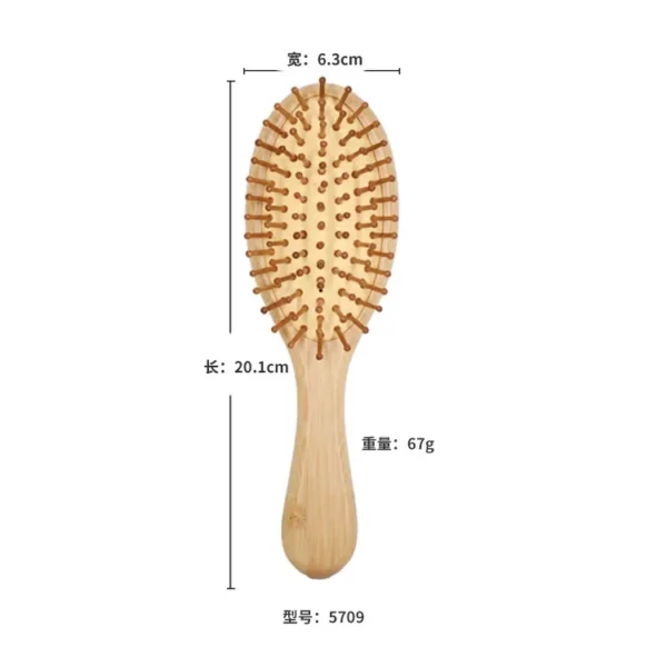 Bamboo Air Cushion Massage Comb Hair Brush - Image 8