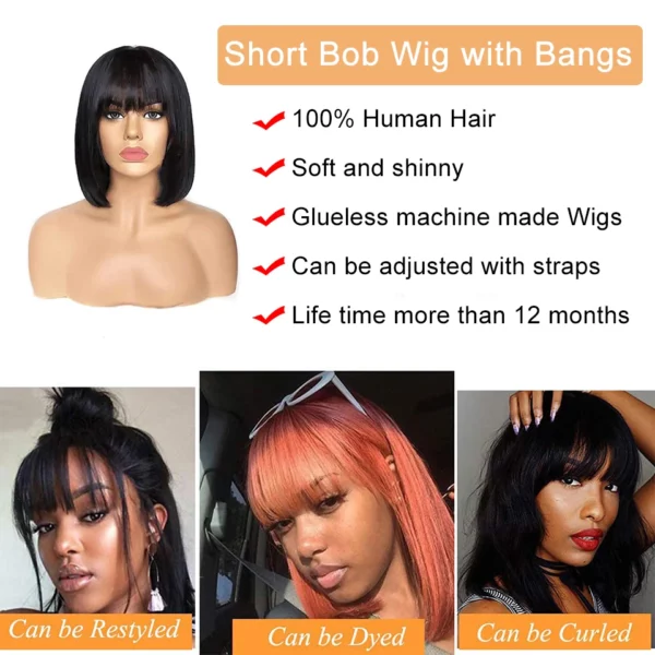 Brazilian Bob Wigs - Image 4