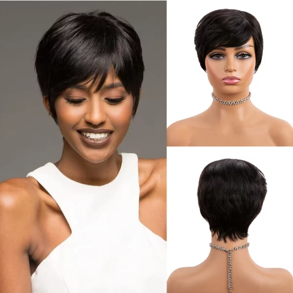 Brazilian Bob Pixie Cut Wigs