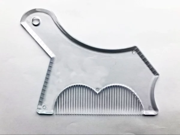 Stencil Beard Shaper Comb - Image 8