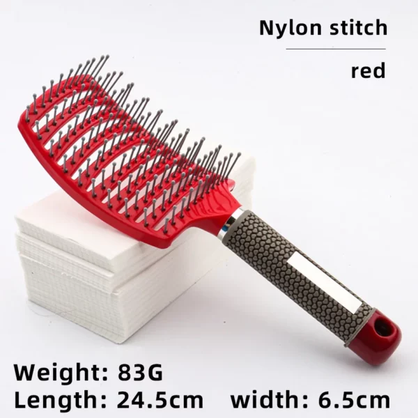 Bristle Nylon Hairbrush - Image 7